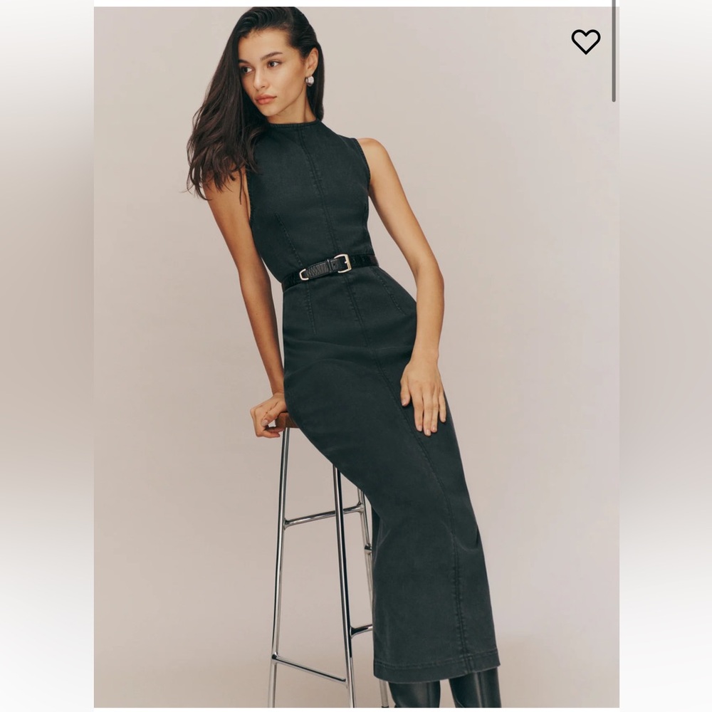 Reformation Kendi Denim Midi Dress